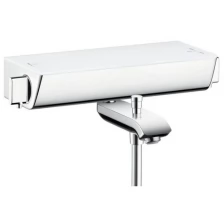 Смеситель для ванны HansGrohe Ecostat Select, белый/хром 13141400