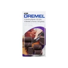 Шлифовальная лента DREMEL 438, 6.4 мм, зерно 120, 6 шт