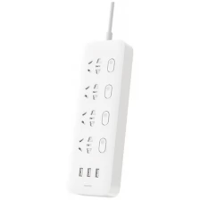 Удлинитель Xiaomi Mi Power Strip 4 розетки+3 USB (White/Белый)