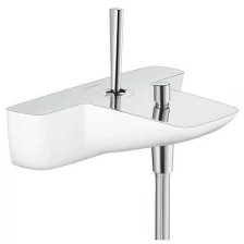 Смеситель hansgrohe PuraVida для ванны 15472400, белый/хром