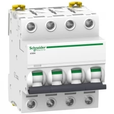 Schneider Electric Выключатель автоматический модульный 4п C 32А 6кА iC60N SchE A9F79432