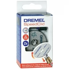 Комплект DREMEL ® EZ SpeedClic Starter Set SC406 Держатель SC и 2 отрезных диска по металлу