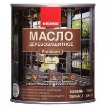 Неомид Масло деревозащитное Premium (2 л) Красное дерево