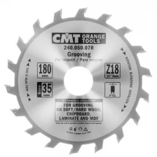 CMT Диск пильный 180X30X5,0/3,0 15° FLAT Z=18, 240.050.07M