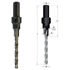 Сверло под конфирмат CMT SP 10.6x87 Z=1 S=9 RH, 515.042.31