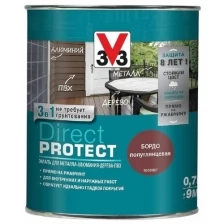 Эмаль Direct Protect V33 белая, 0.75л