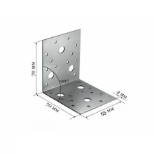 Крепежный уголок KU 70*70*55*2 мм 15 шт