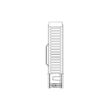 Панельный радиатор 21/500/700 нижн. прав. подключ. Ventil (Rommer)