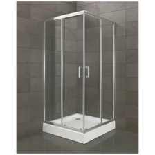 Душевой уголок BelBagno Uno UNO-195-A-2-80-C-Cr прозрачное стекло