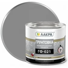 Лакра Грунт ГФ-021 быстросохнущая, Серый 1,8 кг Лк-00012148 .